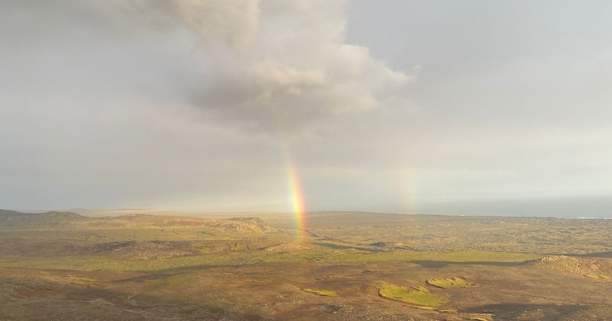 Arc en ciel en Islande